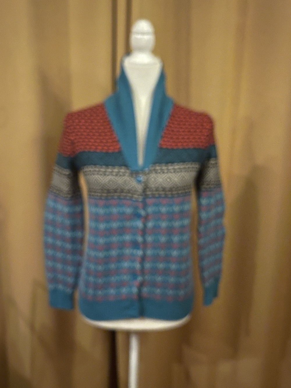 New! Neve Designs "Lisa" Cardigan Button Down Marino Wool Sweater